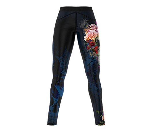 SMMASH Muerte Deportivos Leggins Largos Mujer, Mallas Deporte Mujer, Yoga, Fitness, Crossfit, Correr, Material Transpirable y Antibacteriano, (M)