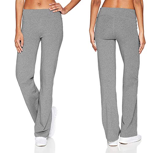 Soolike Mallas De Deporte De Mujer, Leggins Pantalon Deporte Yoga, Leggings Mujer Fitness Suaves Elásticos Cintura Alta para Reducir Vientre ，Pantalones Anchos De Yoga Holgados