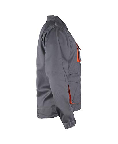 Stenso Desman - Chaqueta de Trabajo Multiusos para Hombre - Gris/Naranja 62