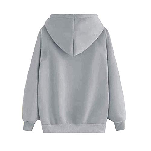 Sudadera con Capucha de Otoño Invierno para Mujer, Sudaderas Mujer Deportivas con Capucha, Sudaderas Mujer Baratas de Manga Larga Tops Blusa Lonshell