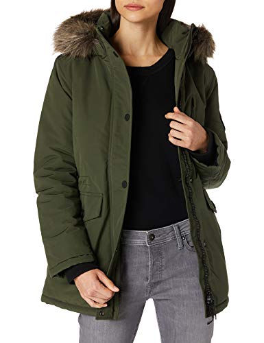 Superdry Everest Parka chaqueta, Army Khaki, XS (Talla del fabricante:8) para Mujer