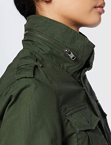 Superdry Ripstop Rookie Jacket Chaqueta, Verde (Khaki 03o), S (Talla del fabricante:10) para Mujer