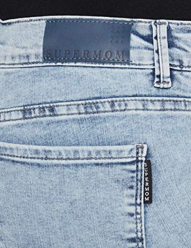 SUPERMOM Jeans Utb Skinny 7/8 Vaqueros Premama, Azul (Acid Blue P538), W32 (Talla del Fabricante: 32) para Mujer