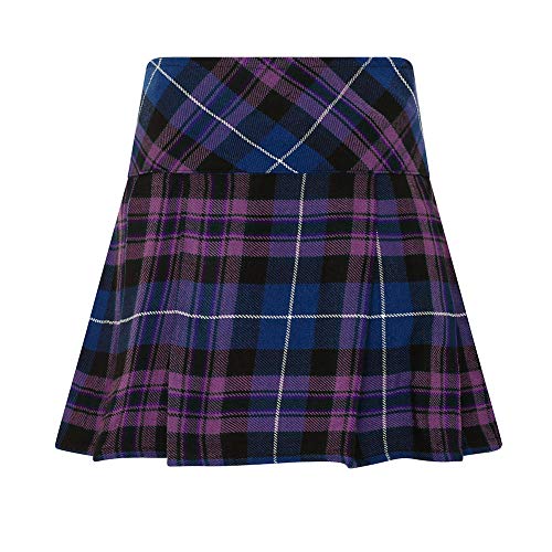 Tartanista - Kilt/Minifalda Escocesa con Correas y alfiler - 41,9cm - Honour of Scotland - EU38 UK10