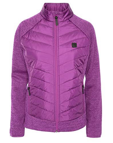 Ternua Linkay Hybrid W Chaqueta, Mujer, púrpura (Melange), M