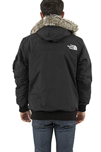 The North Face M Gotham Chaqueta De Plumón, Hombre, Negro/Gris (TNF Black/High Rise Grey), XS