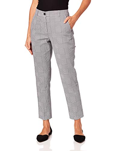 Tommy Hilfiger Destiny T5 Ankle Pant Pantalones, Multicolor (Prince of Wales PRT Grey 0og), 32 (Talla del Fabricante: 2) para Mujer