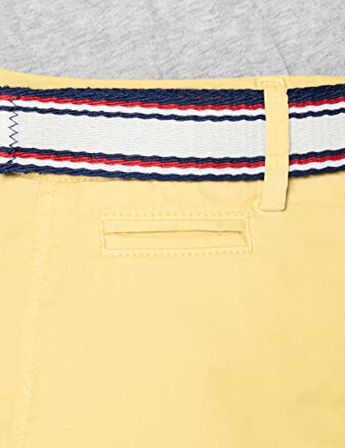 Tommy Hilfiger Gmd Cotton Tencel Slim Bermuda Vaqueros, Amarillo (Sunray Zfb), 38 para Mujer