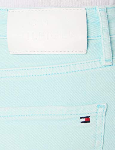 Tommy Hilfiger Mujer Rome HW Short Hana Vaqueros Straight Not Applicable, Azul (Sail Blue Cyt), W24/L30 (Talla del Fabricante: Ni24)