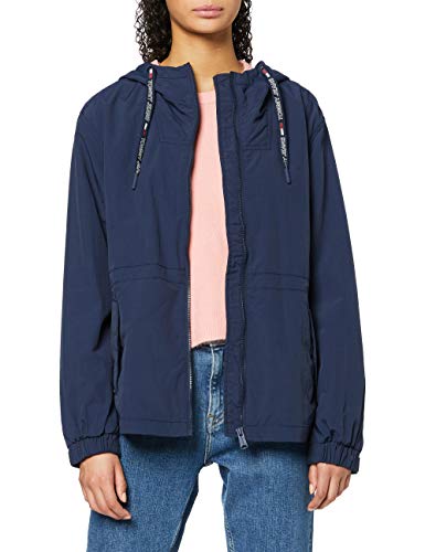 Tommy Jeans Tjw Essential Windbreaker Chaqueta, Azul (Blue Cbk), 32 (Talla del Fabricante: Small) para Mujer