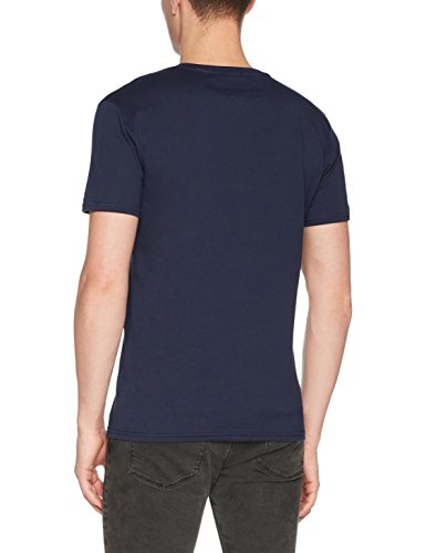 Tommy_Jeans Tjm Original Jersey Tee, Camiseta Hombre, Azul (Black Iris 002), Large