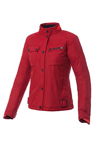 Tucano Urbano Chaqueta para Mujer Transpirable Resistente al Viento Agua, Rojo, XS