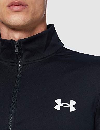 Under Armour EMEA Track Suit, chándal hombre, Negro (Black / White), S