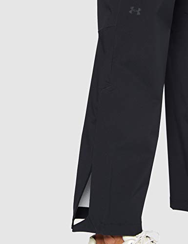 Under Armour Stormproof Golf Rain Pantalón, Mujer, Negro, MD