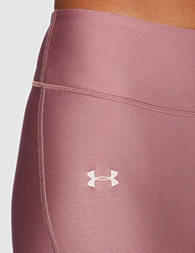 Under Armour UA HG Armour Shine Perforation Ankle Crop Pantalones Deportivos Para Mujer, Mallas Deportivas Mujer rosa SM