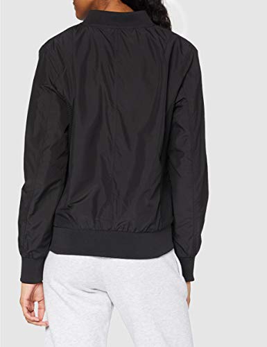 Urban Classics Ladies Light Bomber Jacket - Chaqueta Mujer, color Negro (Black 7), talla 36 (Talla del fabricante: S)