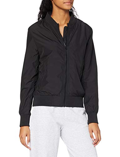 Urban Classics Ladies Light Bomber Jacket - Chaqueta Mujer, color Negro (Black 7), talla 36 (Talla del fabricante: S)