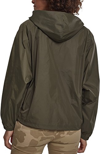 Urban Classics Ladies Oversize Windbreaker Chaqueta, Verde (Darkolive 00551), XL para Mujer