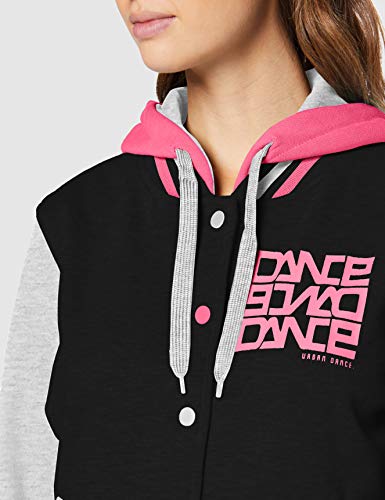 Urban Dance College Dance Chaqueta deportiva, Multicolor (Blk/Gry 29), XS para Mujer