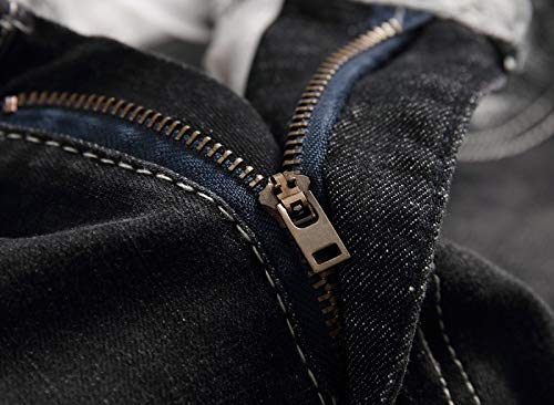 Vaqueros para Jeans Pantalones Vaqueros Elásticos Rectos con Agujeros para Hombre, Pantalones De Tendencia De Explosión para Hombre, Pantalo