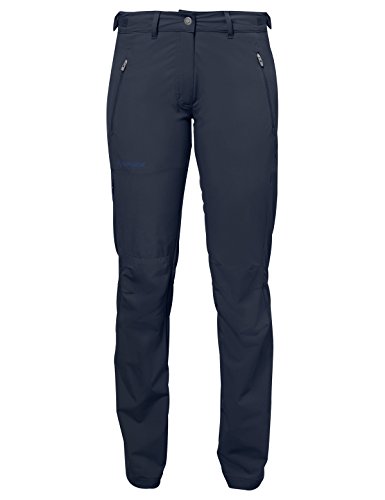 VAUDE Women's Farley Stretch II – Pantalón elástico de senderismo para mujer – color eclipse, talla 34