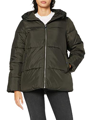 Vero Moda VMCOLLIE Jacket GA Chaqueta, verde oscuro, XS para Mujer