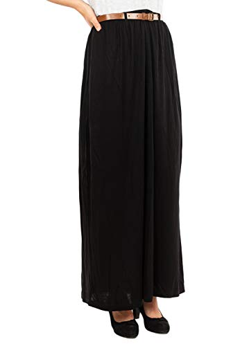 Vero Moda Vmlinn Belt Ankle Skirt Noos Falda, Negro, XS para Mujer