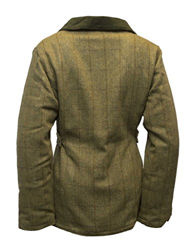 Walker and Hawkes - Chaqueta de Tweed para Mujer - Abrigo Inspirado en la hípica y la Caza - Salvia Claro - EU 36 (UK 8)