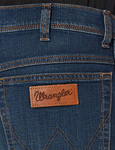 Wrangler Texas Contrast Vaqueros, Blue Vintage Tint, 32W / 34L para Hombre