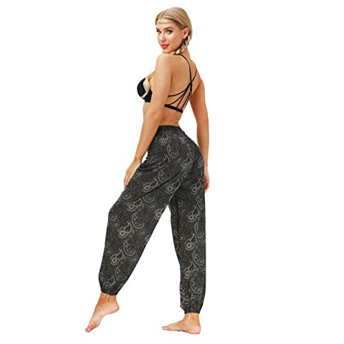 YpingLonk Pantalones de Yoga para Mujer, Pantalones Bombachos Holgados Holgados Informales Suaves a la Moda