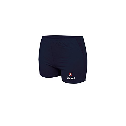 Zeus Pantaloncino Tiger Pantalones Cortos Voleibol para Las Mujeres Sport Pegashop (Azul, L)