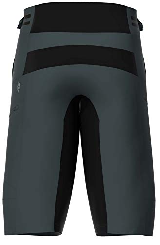 Zimtstern Trailstar EVO Short Me Pantalón Corto de montaña, Hombre, Pirate Black-Pirate, Medium