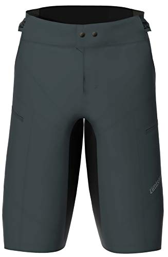 Zimtstern Trailstar EVO Short Me Pantalón Corto de montaña, Hombre, Pirate Black-Pirate, Medium