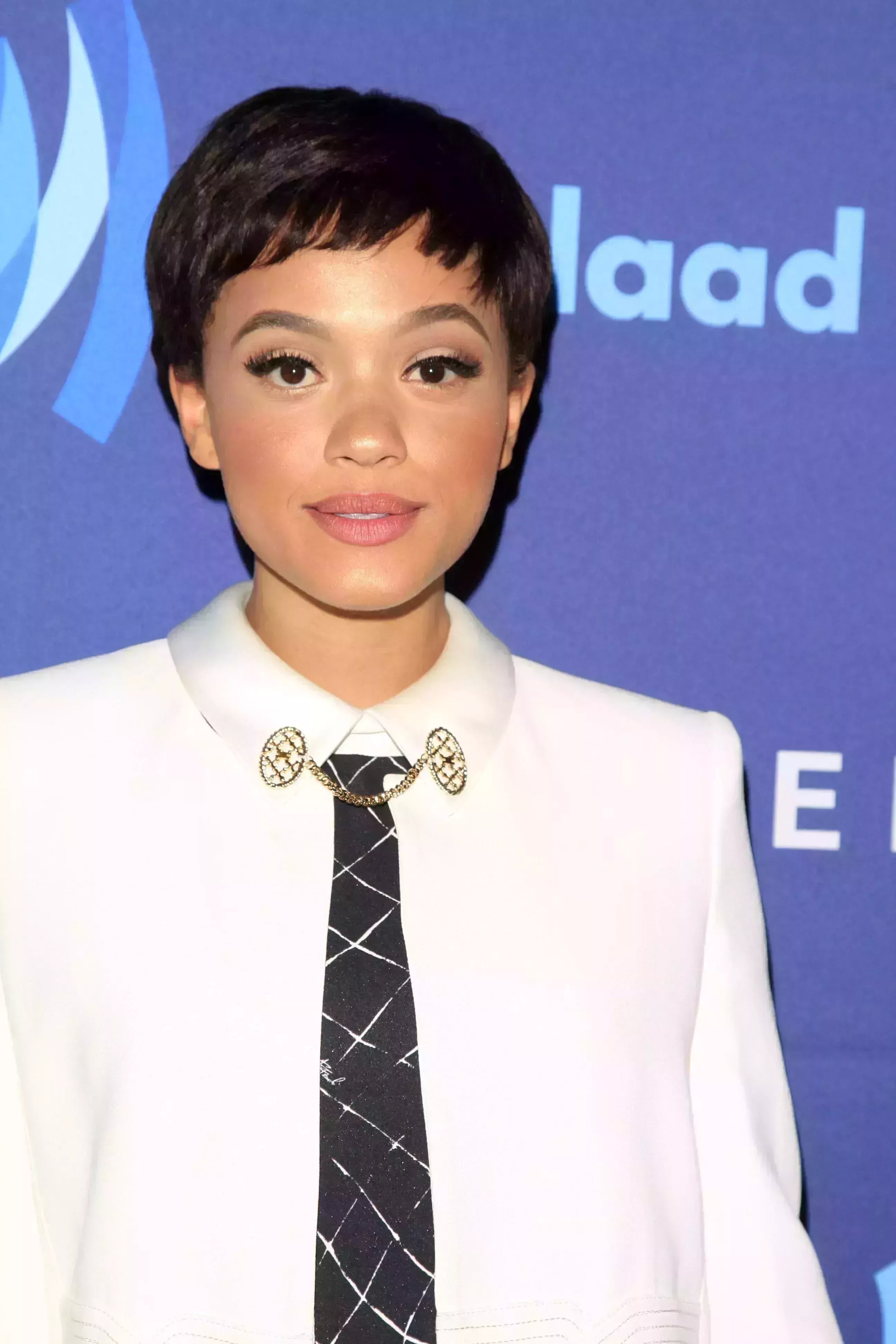 Kiersey Clemons’ Pixie with Rounded Baby Bangs