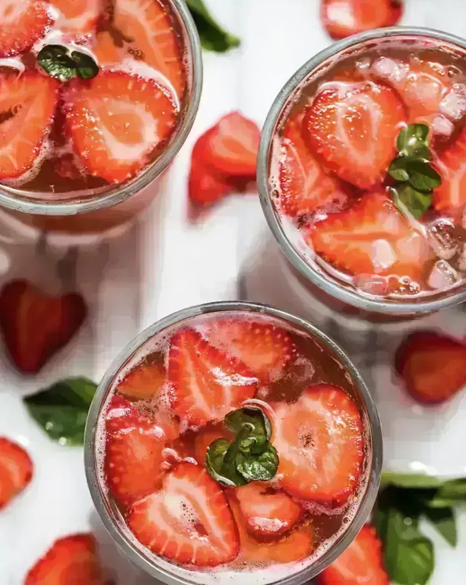 get inspired everyday strawberry mocktail