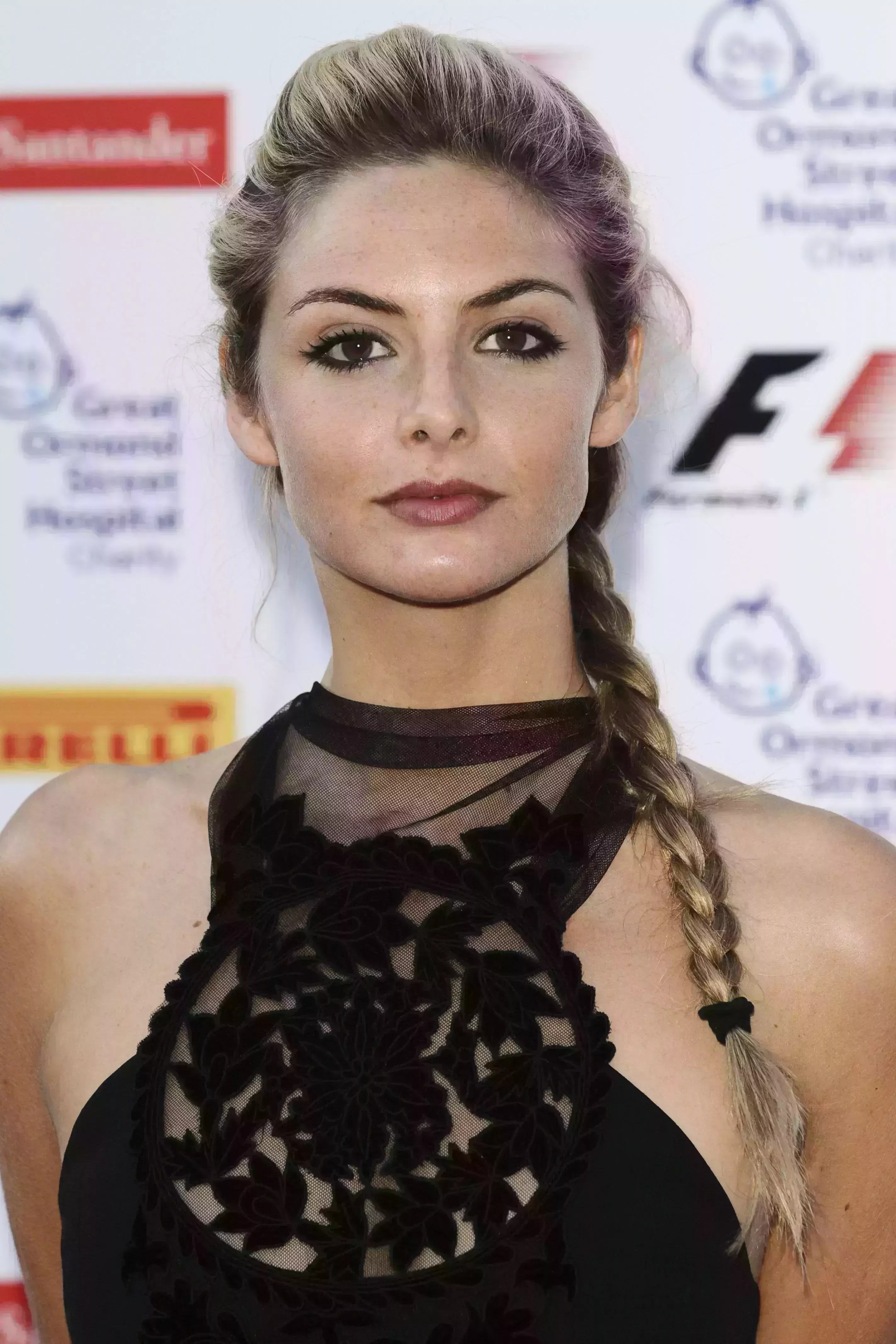 Tamsin Eggerton’s Thin Braid Look