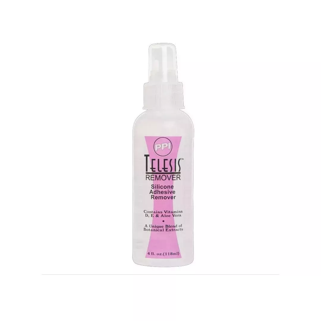 telesis silicone adhesive remover on white background