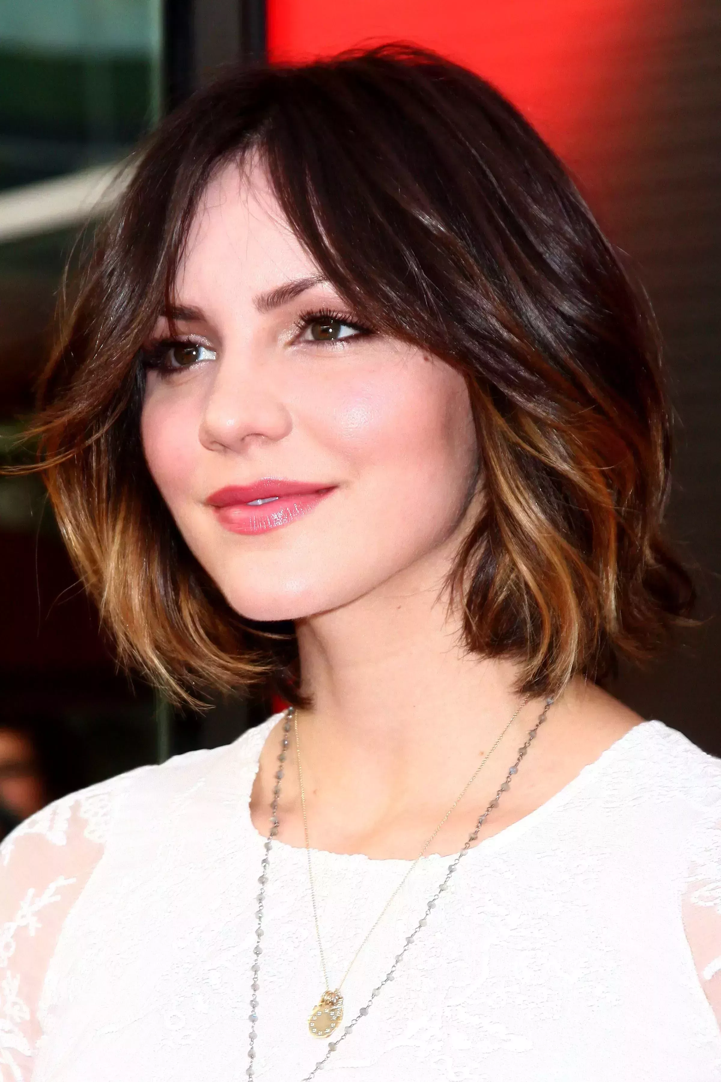 Katharine McPhee’s Short Caramel Ombre