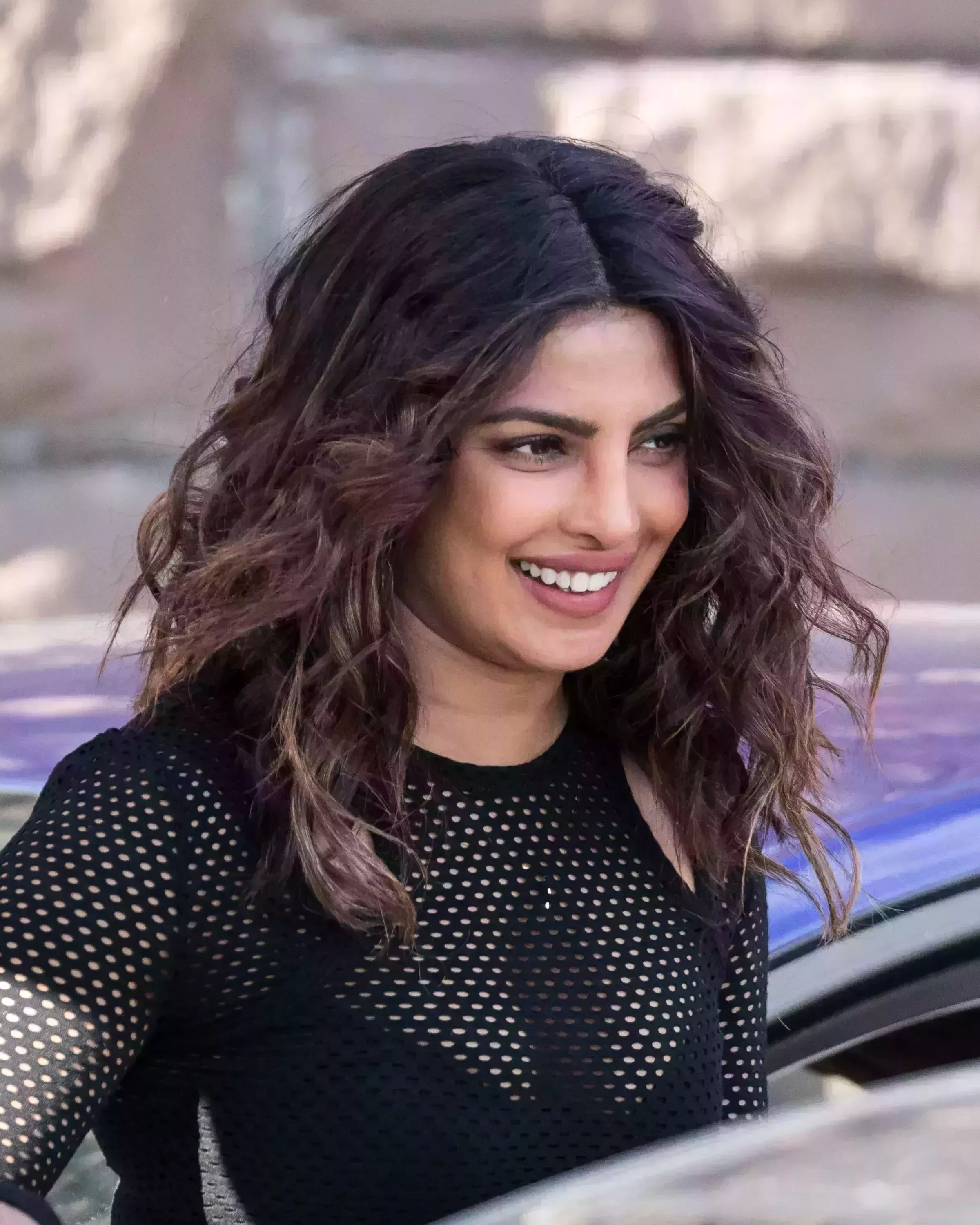 Priyanka Chopra’s Blonde Balayage on Dark Hair