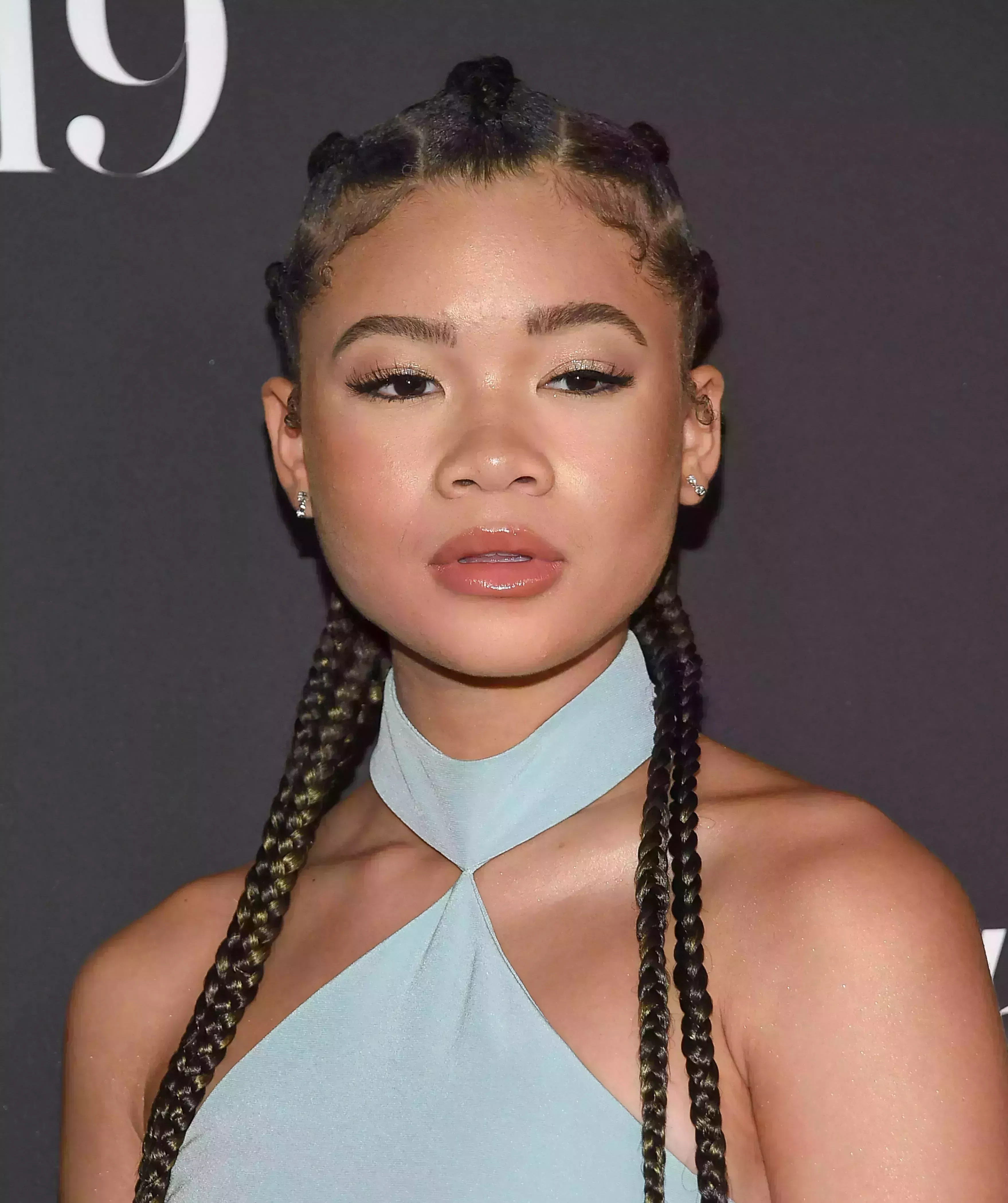 Storm Reid’s Five Cornrow Braids