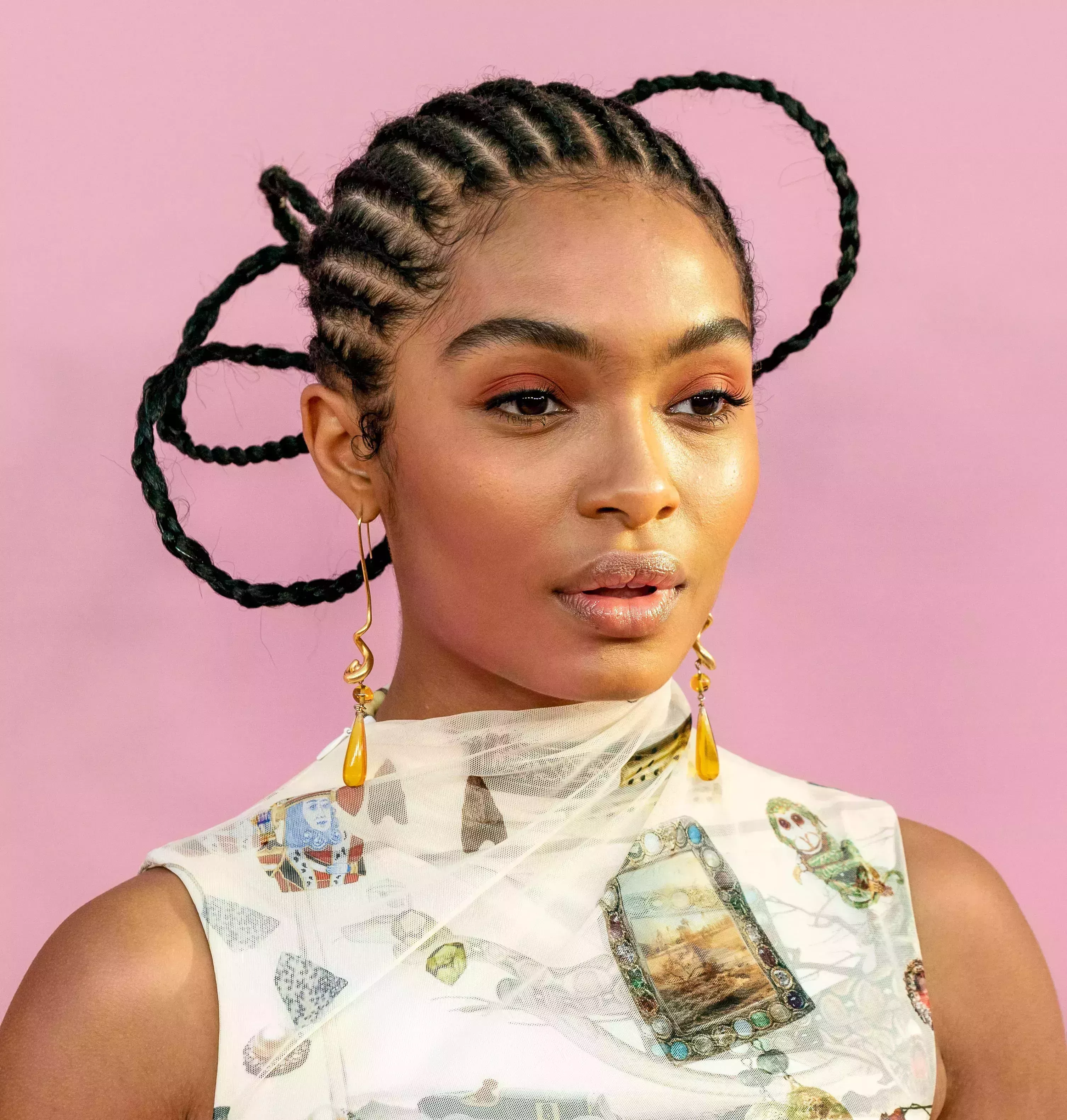 Yara Shahidi’s Cornrow Halo