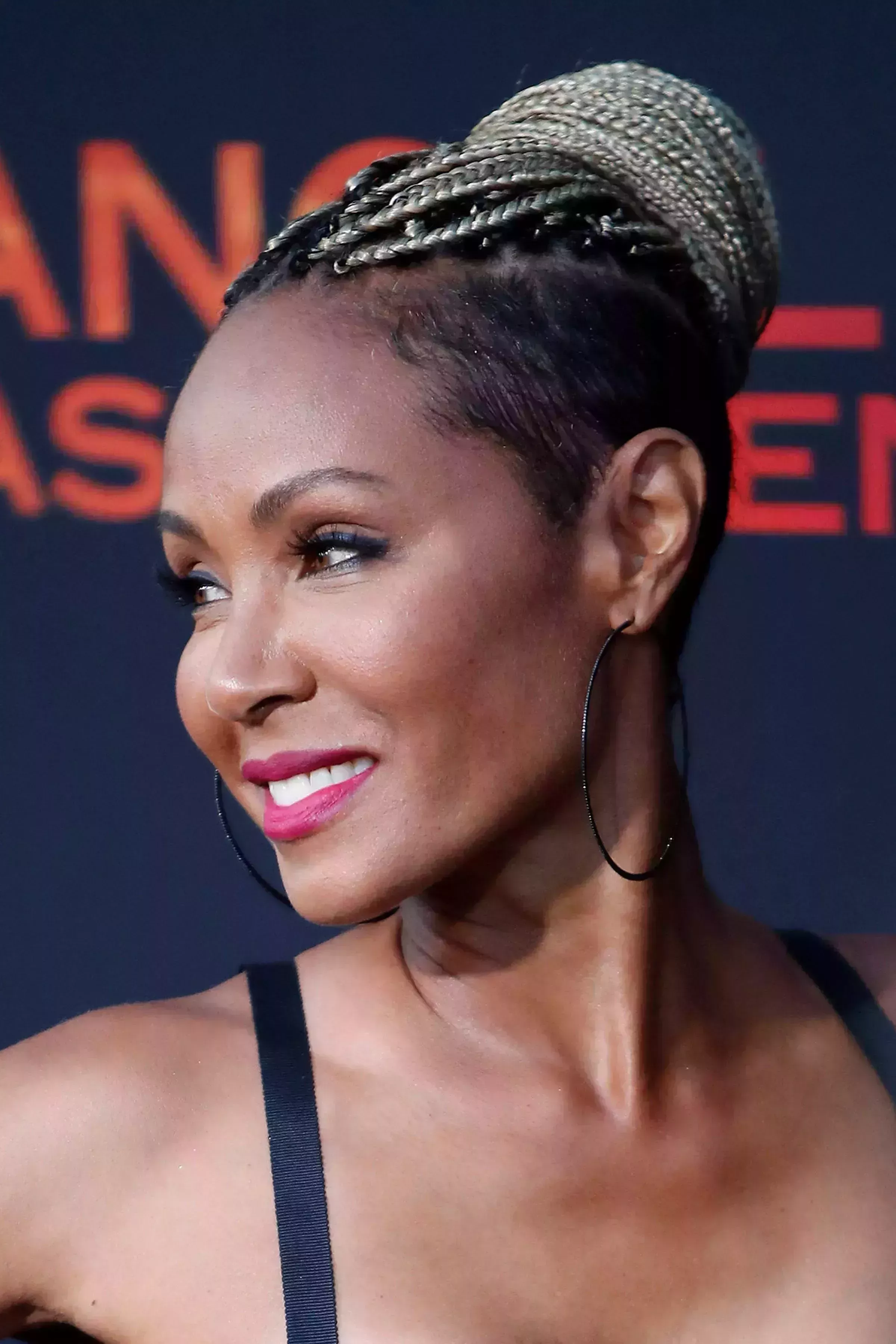 Jada Pinkett Smith’s Undercut Cornrow Bun