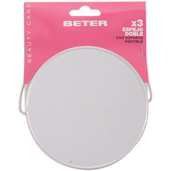 Beter Tratamiento capilar Espejo Metálico Doble X3 Con Soporte Abatible 12,2 Cm 1 Pz