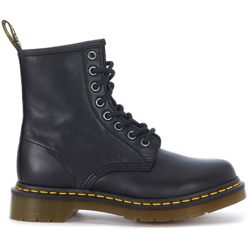 Dr Martens Botines Bota 8 agujeros en piel napa negra