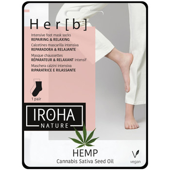 Iroha Nature Cuidados manos & pies Cannabis Foot Mask Socks Repairing Relaxing