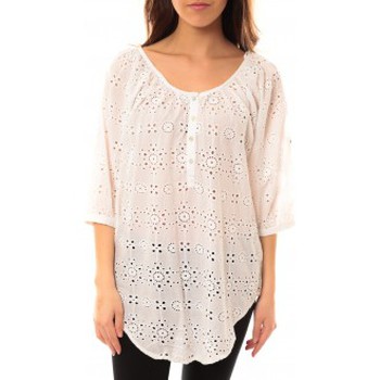 Lara Ethnics Camisa Chemisier Maria Blanc