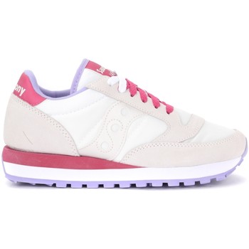 Saucony Zapatillas Zapatilla Jazz de suede y tejido blanco y fucsia