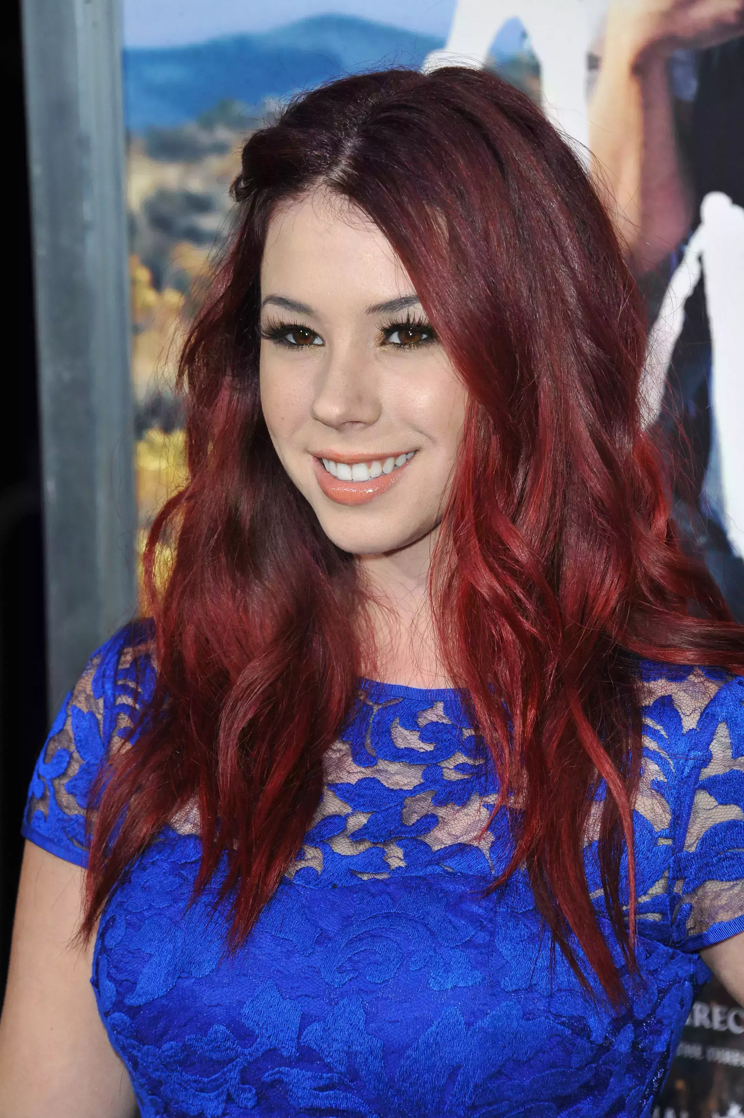 Jillian Rose Reed’s Subtle Burgundy Ombre