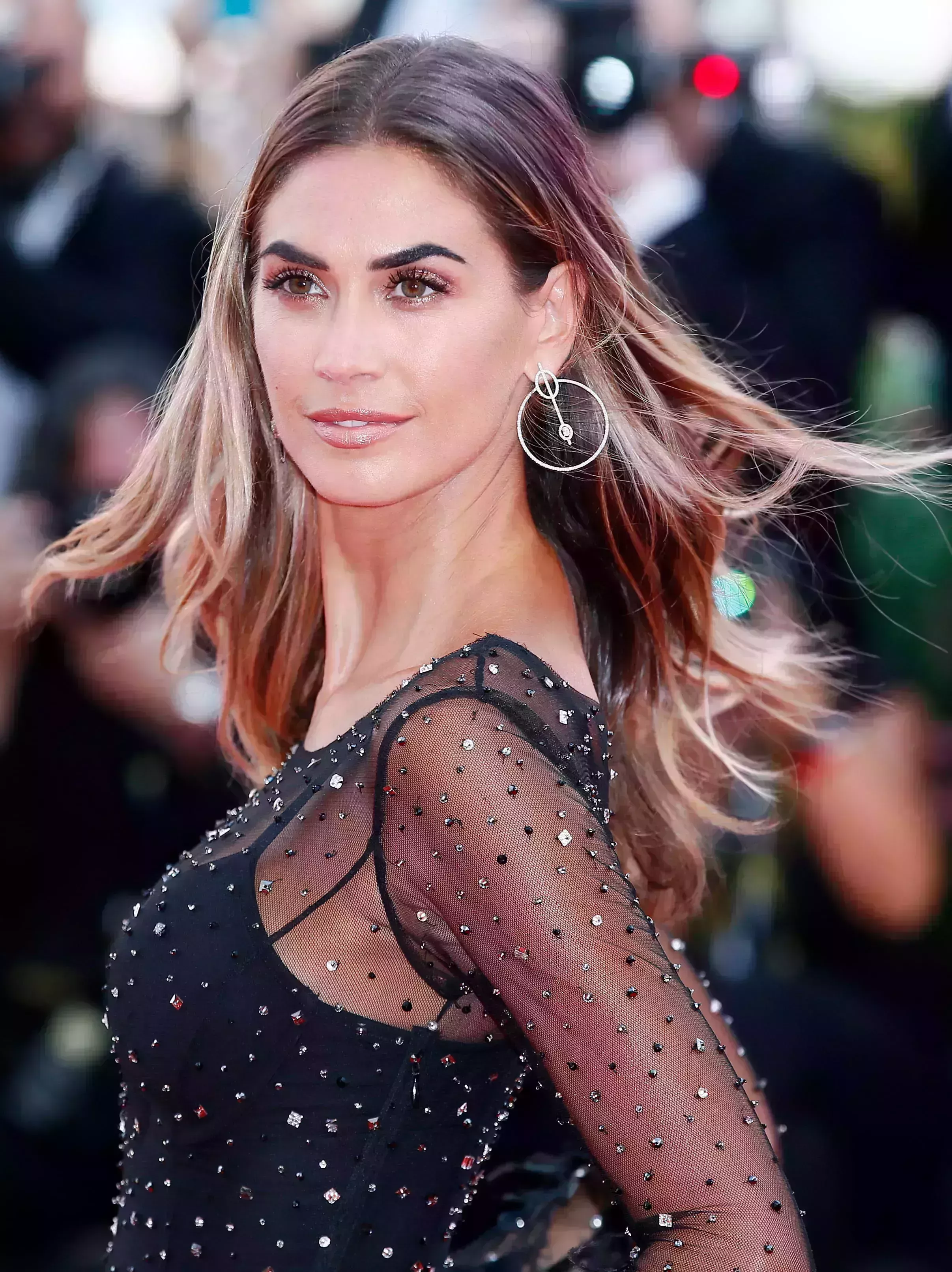 Melissa Satta’s Blonde and Honey Balayage Highlights