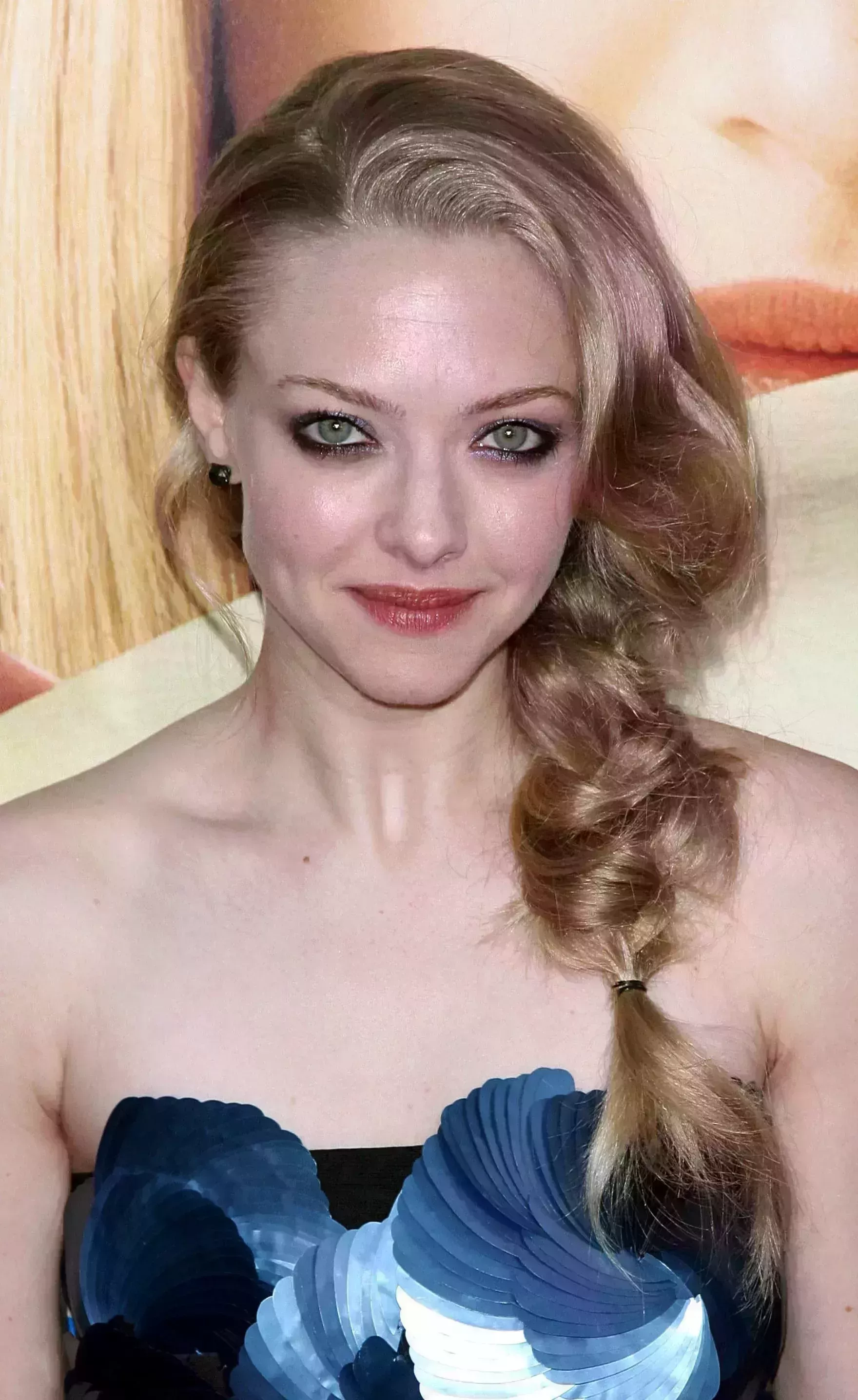 Amanda Seyfried’s Careless Side Braid